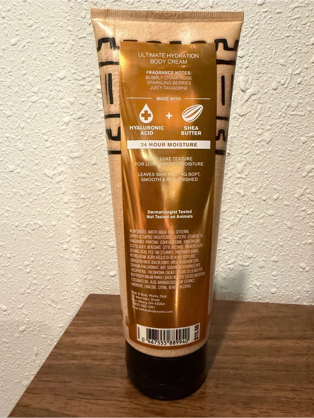 Bath & Body Works Confident Champagne Toast Ultimate Hydration Body Cream